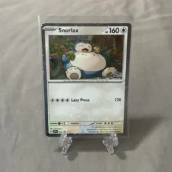 Snorlax SVP 122 Cosmo Holo Promo & Code Card Pokemon Twilight Masquerade - Image 1