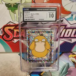 CGC 10 Psyduck Merlin Sticker Series S10 Holo - Pokemon - SHIPS FAST - Image 1
