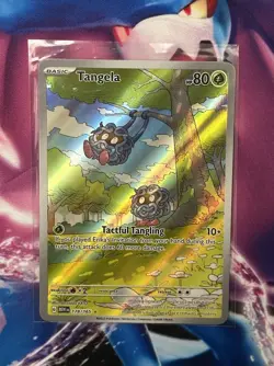 Pokemon TCG: Scarlet & Violet 151 Tangela 178/165 Illustration Rare (IR) NM - Image 1