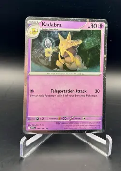 ABRA/KADABRA/ALAKAZAM EX-COSMO HOLO-PROMO-063-064/165-050-POKEMON-151-SHIPS FREE - Image 5