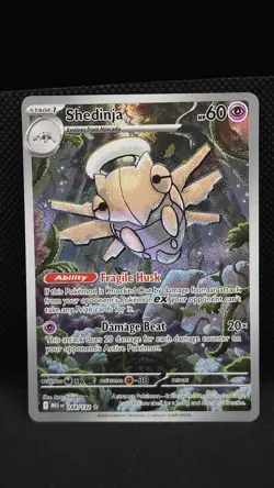 Shedinja 144/132 Illustration Rare Pokemon Mega Evolution NM Pack Fresh - Image 1