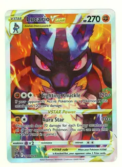 Pokemon TCG Lucario VSTAR SWSH291 Sword & Shield Promo 2023 - Image 1