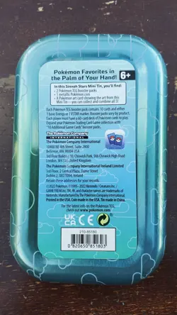Pokemon TCG: Sinnoh Stars Mini Tin Without Booster Packs - Piplup, Mr Mime - Image 2