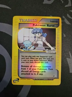 Pokemon Nurse 145/165 Expedition Base Set Reverse Holo NM - Image 1