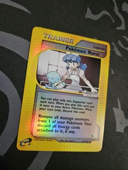 Pokemon Nurse 145/165 Expedition Base Set Reverse Holo NM - Image 2