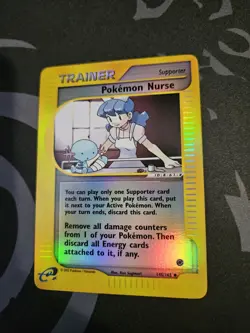 Pokemon Nurse 145/165 Expedition Base Set Reverse Holo NM - Image 3