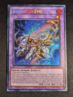 Yugioh - Infernoid Evil BLTR-EN013 1st Edition Secret Rare NM - Image 1
