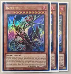 3x Infernoid Onuncu 1st Edition Ultra Rare BLTR-EN065 Yu-Gi-Oh! - Image 1