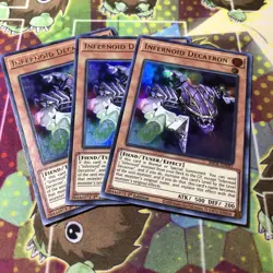 3x Infernoid Decatron 1st Edition Ultra Rare BROL-EN081 Yu-Gi-Oh! - Image 1