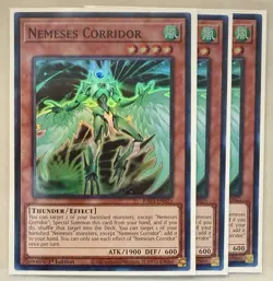 3x (M/NM) - Nemeses Corridor - RA03-EN025 - Super Rare - 1st Edition YuGiOh - Image 1