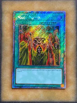 Yugioh Mage Power RA03-EN113 Platinum Secret Rare 1st Ed NM - Image 1