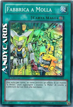 FABBRICA A MOLLA • (Wind-Up Factory) • Super R • GENF IT054 • 1Ed • Yugioh! - Image 1