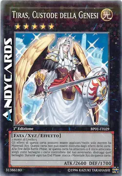 TIRAS, CUSTODE DELLA GENESI / KEEPER OF GENESIS • Starfoil • BP01 IT029 • YUGIOH - Image 1