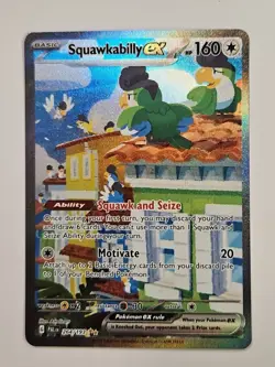 Squawkabilly ex 264/193 Special Illustration Rare Paldea Evolved Pokemon Card - Image 1