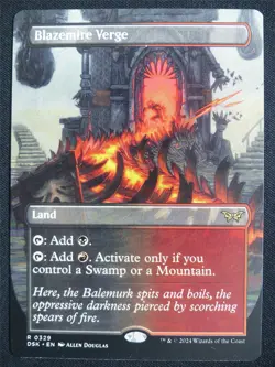 Blazemire Verge Borderless - DSK - Mtg Card #3GQ - Image 1