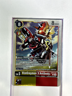 [Alt Art] BT9-041 RizeGreymon (X Antibody) - Digimon TCG Card Game Holo Foil - Image 1