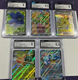 TCG Pokemon Graded Card Lot CGC - Image 1