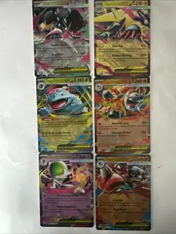 Pokemon Mega Evolutions Ex Card Lot - Image 1