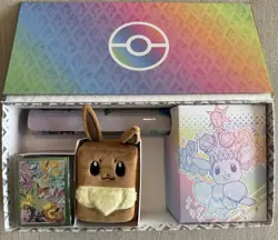 NEW Prismatic Evolutions Premium SPC Playmat, Deck Box, Sleeves, NO CARDS/PACKS - Image 1