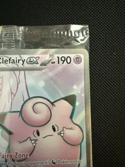 Pokemon TCG Lillie's Clefairy EX 195 Scarlet & Violet Promo Holo Card Sealed - Image 4