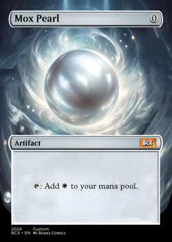 Mox Pearl |MTG| Stand In - Custom Art Card - Power 9 - Image 1