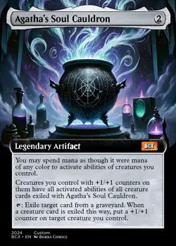 Agathas Soul Cauldron |MTG| Stand In - Custom Art Card - Image 1