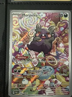 Morpeko 206/182 Paradox Rift Illustration Rare Holo Pokemon Card - Image 1