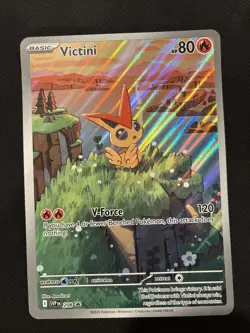 Pokemon TCG Victini Full Art Holo Black Star Promo Card 208 - Image 2