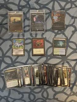 MTG Magic the Gathering LOT 65 Cards Collection Rares Foils HP-NM condition - Image 1