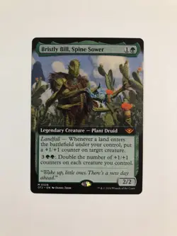 MTG Bristly Bill, Spine Sower Extended Art - OTJ - Never Played - Mint - Image 1