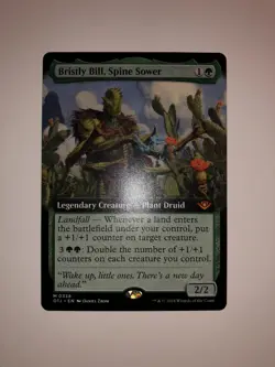 MTG Bristly Bill, Spine Sower Extended Art - OTJ - Never Played - Mint - Image 3