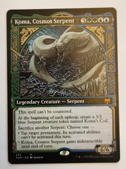 Koma, Cosmos Serpent KHM #326 Mythic Showcase NM+ - Image 1