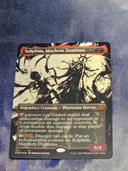 Solphim, Mayhem Dominus (Showcase) Phyrexia: All Will Be One Foil - Image 1