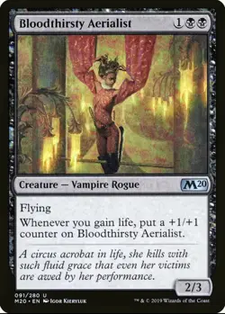 X 1 Bloodthirsty Aerialist NM 091 Core Set 2020 MTG Magic The Gathering - Image 1