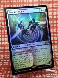 Twining Twins (240/475) Wilds of Eldraine NM FOIL - Image 2