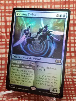 Twining Twins (240/475) Wilds of Eldraine NM FOIL - Image 3