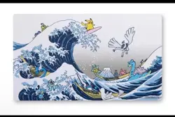 Pokemon Playmat Pokemon Center Great Wave Pikachu & Friends Brand New Sealed - Image 1
