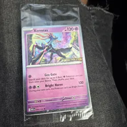 Pokemon Mega Evolution 2025 - Xerneas 2025 Bestbuy Stamped Promo NEW & Sealed - Image 1