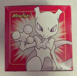 1999 Burger King Pokemon Ball With 23k Gold Plated Pokemon Card Mewtwo Super - Image 3