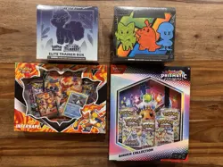 Pokemon Scarlet & Violet Sword & Shield Prismatic Evolutions LOT Factory SEALED - Image 1