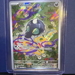 Pokemon TCG Shroodle Mega Evolution 149/132 Full Art Secret Rare Near Mint - Image 2