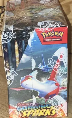 POKEMON SURGING SPARKS Booster Box Scarlet & Violet New Factory Sealed TCG - Image 2