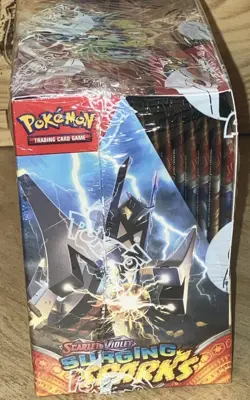 POKEMON SURGING SPARKS Booster Box Scarlet & Violet New Factory Sealed TCG - Image 4