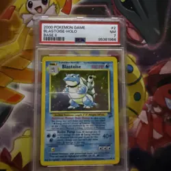 PSA 7 2000 Pokemon Base Set 2 Holo Blastoise #2 - Image 1