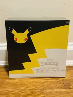 Pokemon TCG Celebrations Pokemon Center Exclusive Elite Trainer Box Sealed ETB - Image 1
