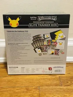 Pokemon TCG Celebrations Pokemon Center Exclusive Elite Trainer Box Sealed ETB - Image 2