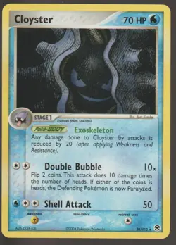 Cloyster 20/112 Rare FireRed & LeafGreen Pokemon LP - Image 1