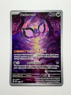 Pecharunt #129 Shrouded Fable Pokemon Center Exclusive Stamped Promo NM👍 - Image 3