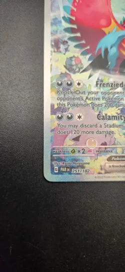 Roaring Moon EX # 251/182 SIR | Pokemon TCG - 2023 Paradox Rift | Pack Fresh - Image 5
