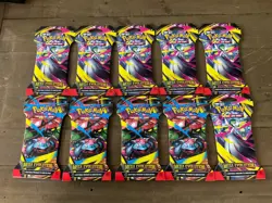 10x Pokemon TCG Mega Evolution Booster Pack Factory Sealed - Fast Shipping - Image 1